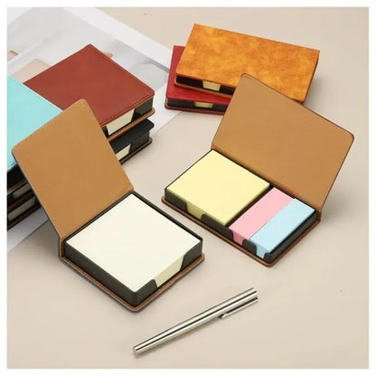 Leather Sticky Notes Holder