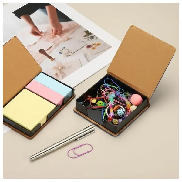 Leather Sticky Notes Holder