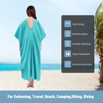 Portable Outdoor Ultra-Light Quick-Drying Beach Cloak