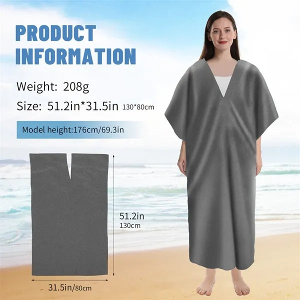 Portable Outdoor Ultra-Light Quick-Drying Beach Cloak