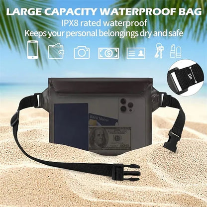 Touch Screen Transparent Sealed Mobile Phone Waterproof Bag