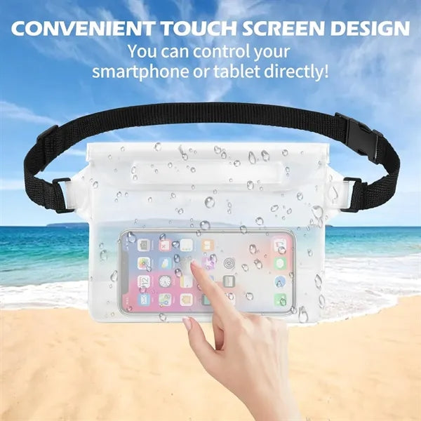 Touch Screen Transparent Sealed Mobile Phone Waterproof Bag