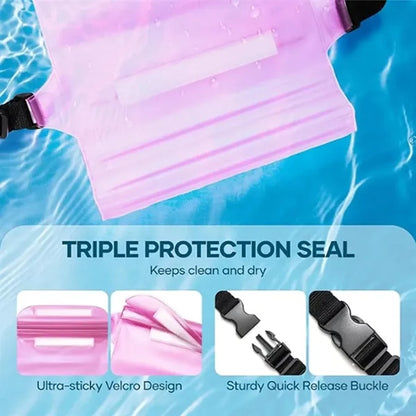 Touch Screen Transparent Sealed Mobile Phone Waterproof Bag