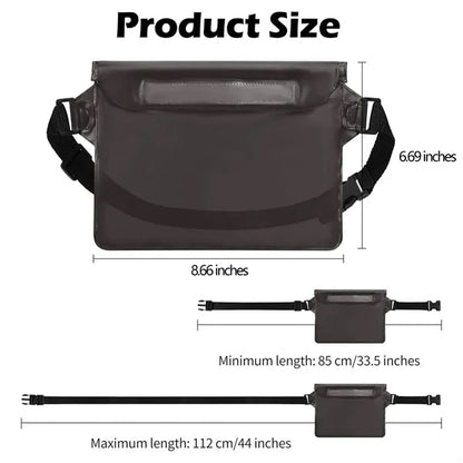 Touch Screen Transparent Sealed Mobile Phone Waterproof Bag