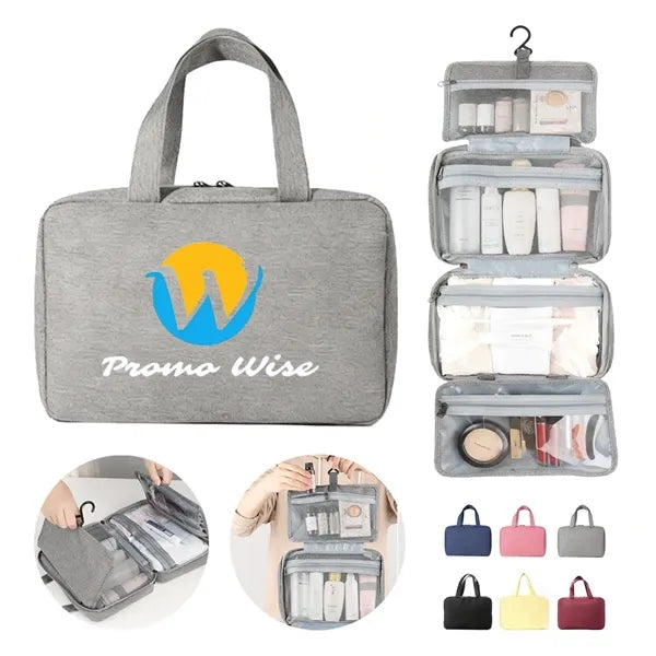Waterproof Foldable Wet And Dry Separation Toiletry Bag