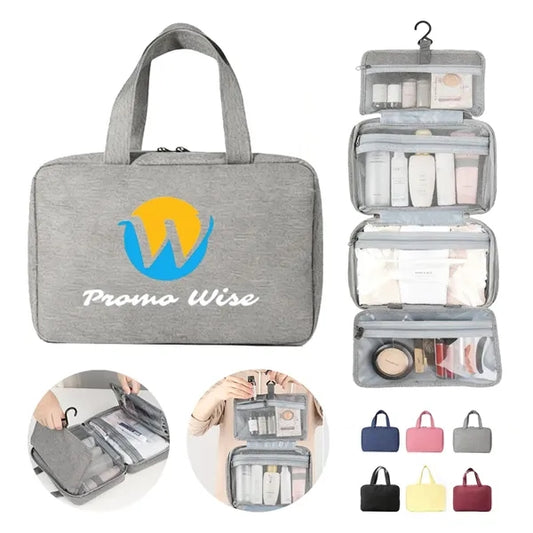 Waterproof Foldable Wet And Dry Separation Toiletry Bag
