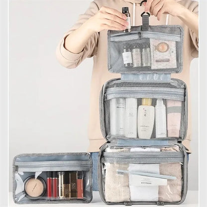 Waterproof Foldable Wet And Dry Separation Toiletry Bag