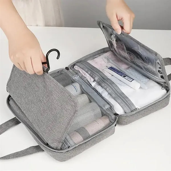 Waterproof Foldable Wet And Dry Separation Toiletry Bag