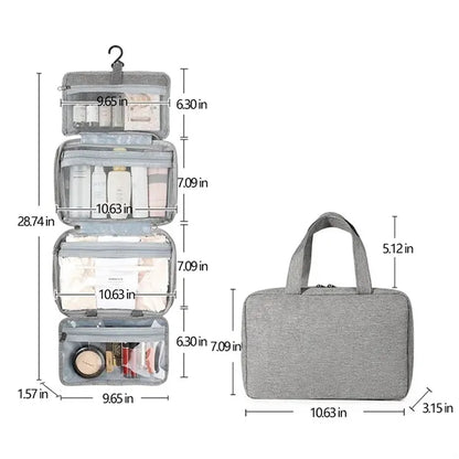 Waterproof Foldable Wet And Dry Separation Toiletry Bag