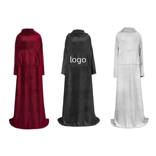 Wearable Blanket with Sleeves for Adult