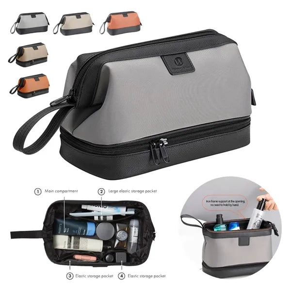 Large Capacity Wet Dry Separation Waterproof Toiletries Bag