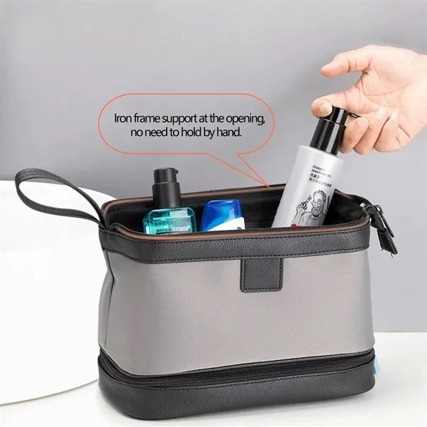 Large Capacity Wet Dry Separation Waterproof Toiletries Bag