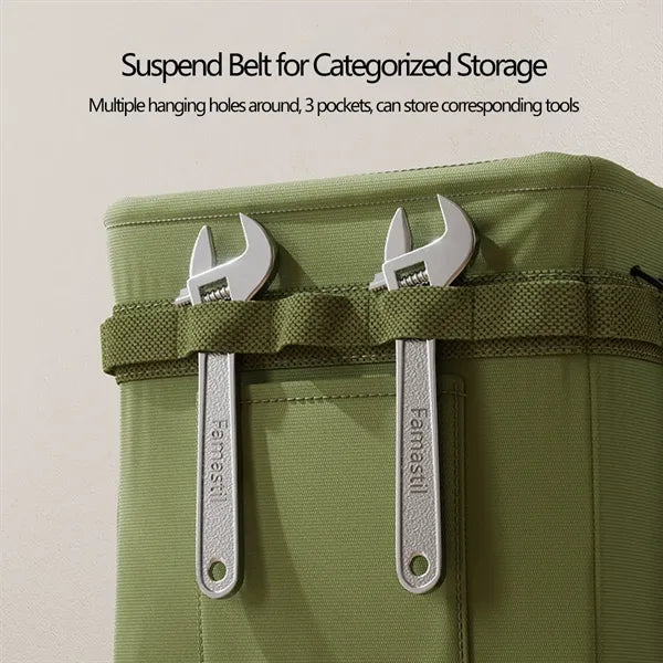 Multifunctional Foldable Tote Bag with Side Pockets