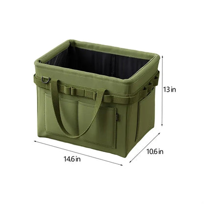 Multifunctional Foldable Tote Bag with Side Pockets
