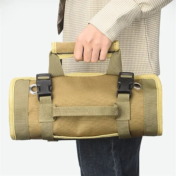 Car Portable Hardware Roll-Up Tool Bag With Handle