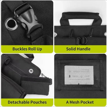 Car Portable Hardware Roll-Up Tool Bag With Handle