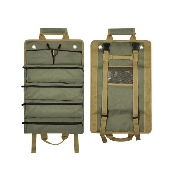 Car Portable Hardware Roll-Up Tool Bag With Handle