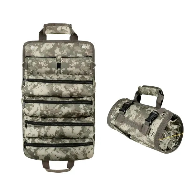 Car Portable Hardware Roll-Up Tool Bag With Handle