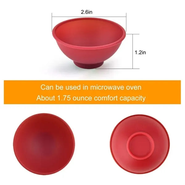 Colorful Mini Silicone Heat Resistant Pinch Bowls