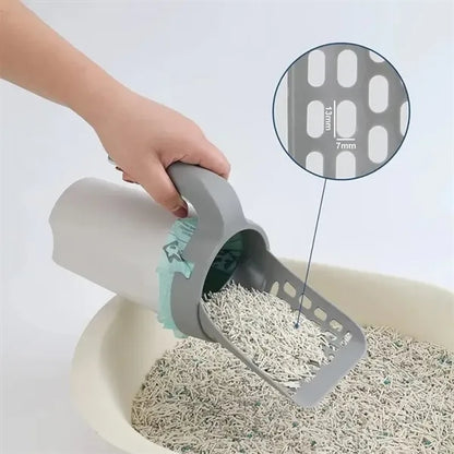 Cat Litter Scooper with Holder