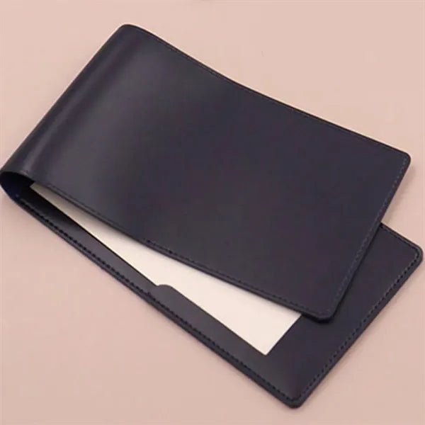 PU Leather Golf Scorebook With Built-In Paper Clip