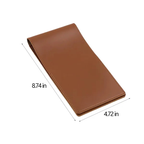 PU Leather Golf Scorebook With Built-In Paper Clip