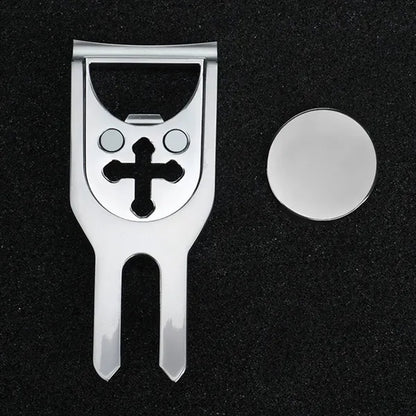 Golf Greens Fork Turf Repair Tool with Bottle Opener