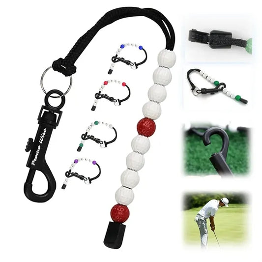 Portable Golf String Bead Scoring Machine With Clip