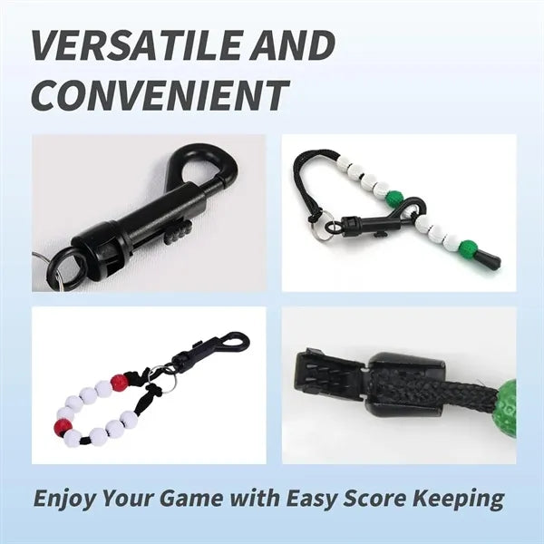 Portable Golf String Bead Scoring Machine With Clip