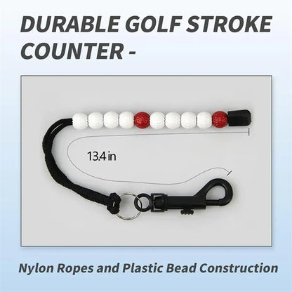 Portable Golf String Bead Scoring Machine With Clip