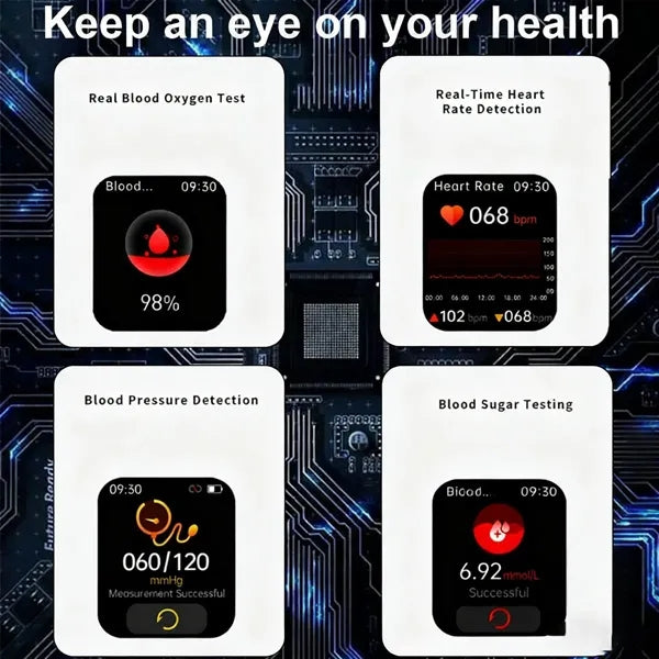 Multifunctional Smart Health Monitoring Sports Watch