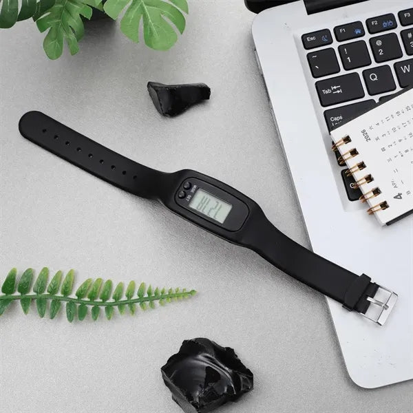 Multifunctional Silicone Led Electronic Pedometer Bracelet