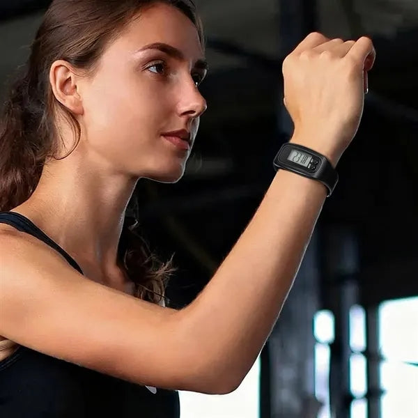 Multifunctional Silicone Led Electronic Pedometer Bracelet
