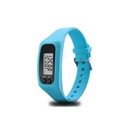 Multifunctional Silicone Led Electronic Pedometer Bracelet