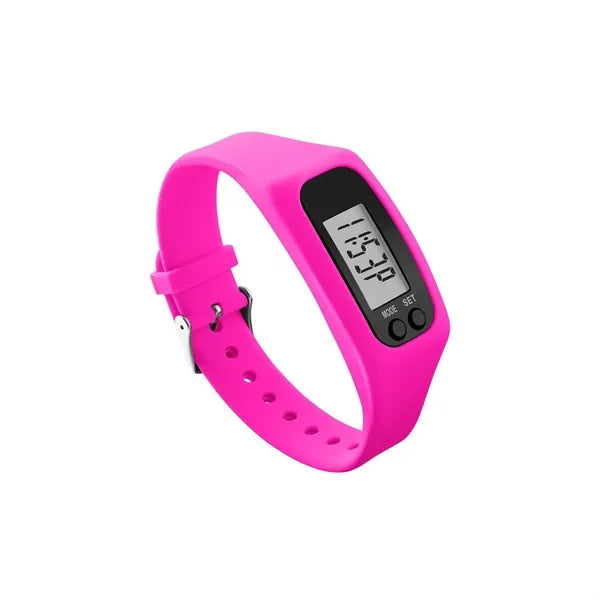 Multifunctional Silicone Led Electronic Pedometer Bracelet