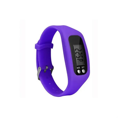 Multifunctional Silicone Led Electronic Pedometer Bracelet