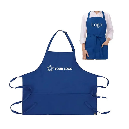 Colored Unisex Three Pocket Apron