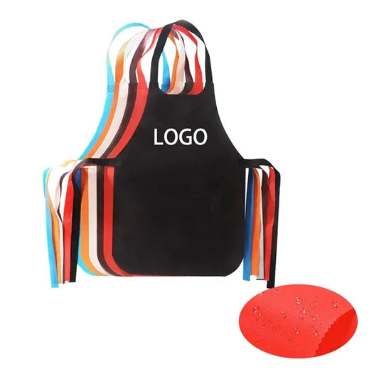 Custom Logo Non Woven Fabric Sleeveless Aprons
