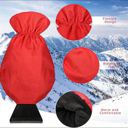 Ice Scraper with Glove