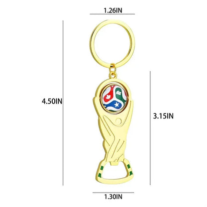 World Cup Soccer Fan Keychain