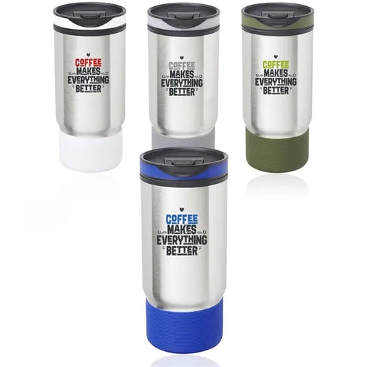 Oxford 17 oz. Ribbed Travel Mug