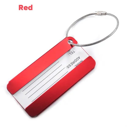Aluminum ID Card Luggage Tag