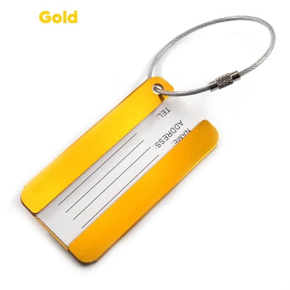 Aluminum ID Card Luggage Tag