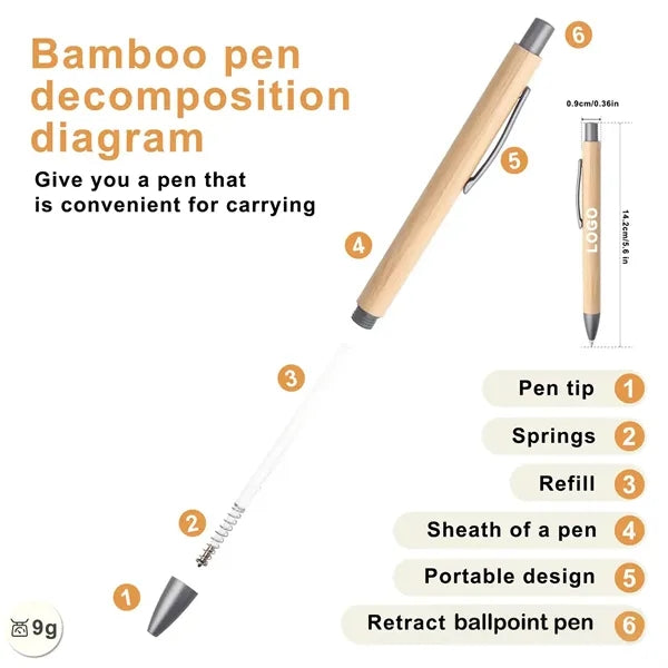 Eco Bamboo Ballpoint Pen