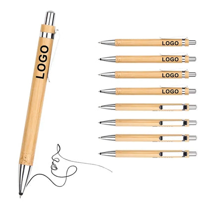 Comfort-Grip Bamboo Ballpoint Pen