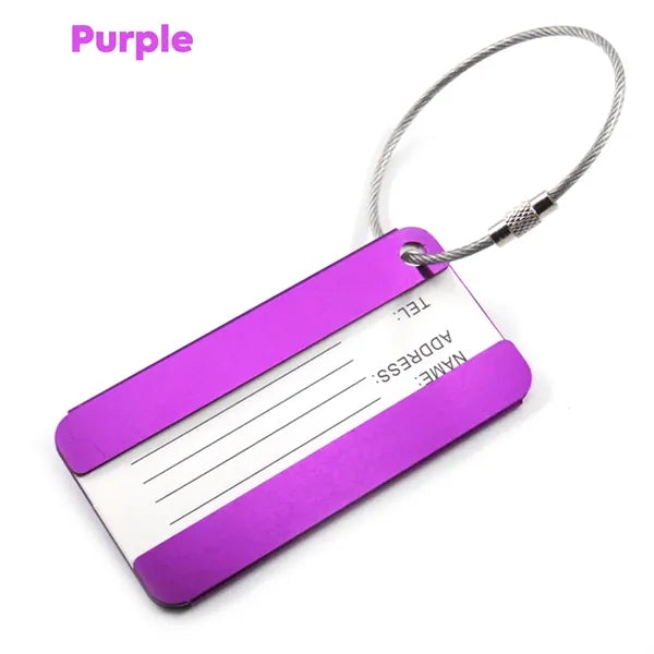 Aluminum ID Card Luggage Tag