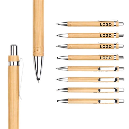 Comfort-Grip Bamboo Ballpoint Pen