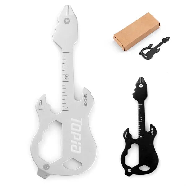 12-in-1 Guitar-Shaped Multi-Tool Card