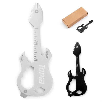 12-in-1 Guitar-Shaped Multi-Tool Card