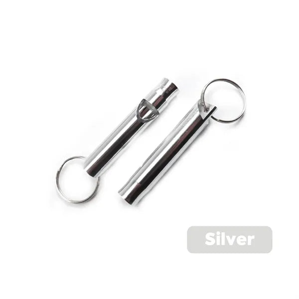 Aluminum Emergency Whistle with Keychain